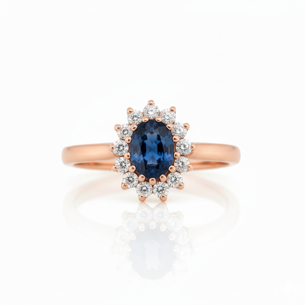 Bague en or rouge 18 carats