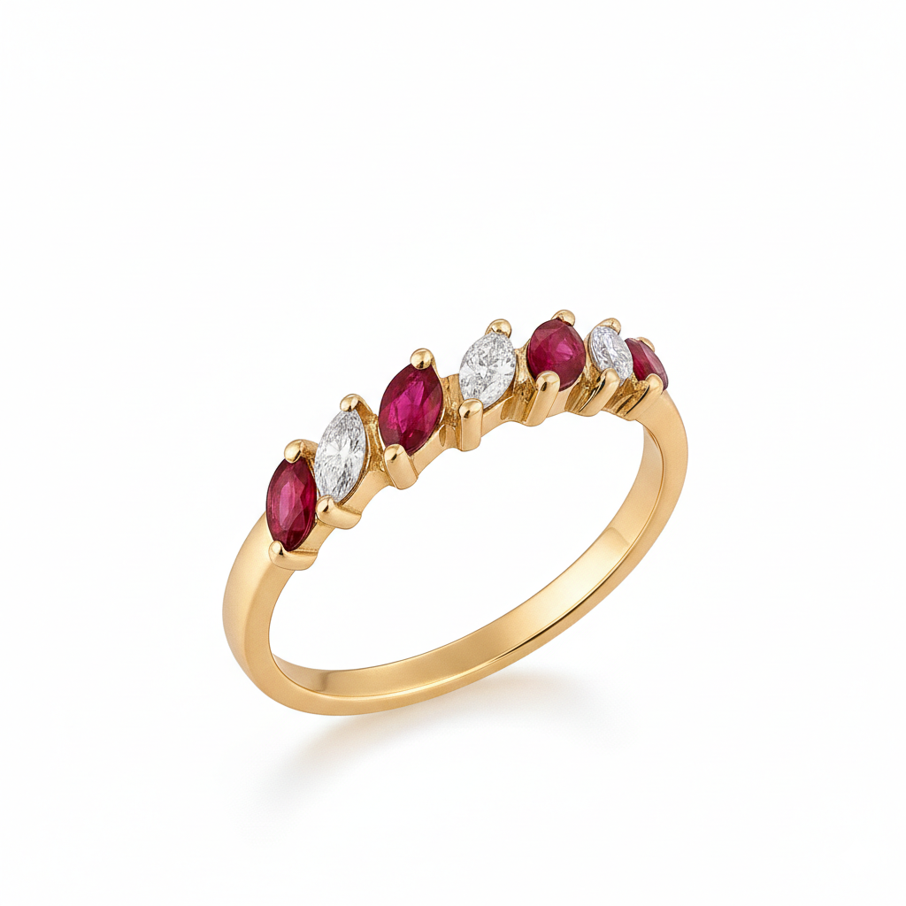 Bague en or jaune 18 carats 