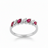 Bague en or blanc 18 carats 