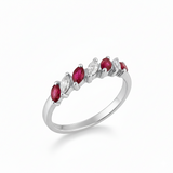 Bague en or blanc 18 carats 