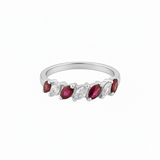 Bague en or blanc 18 carats 