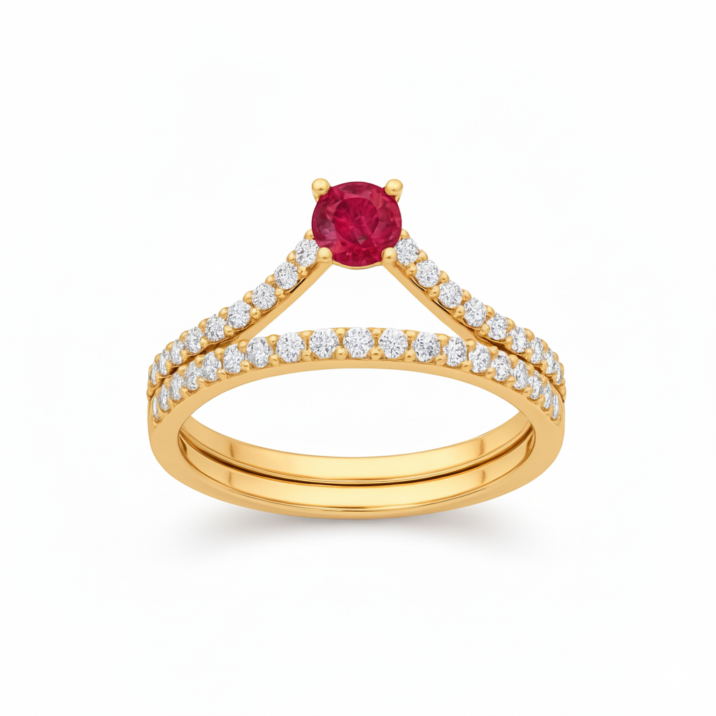 Bague en or jaune 18 carats