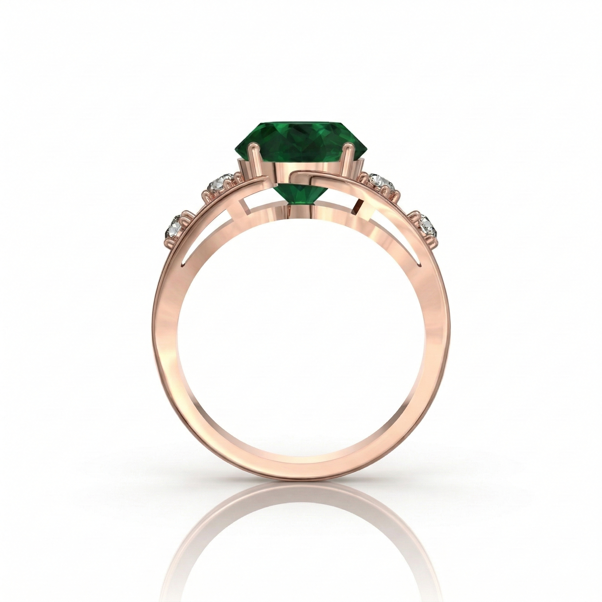 Bague en or rouge 18 carats 