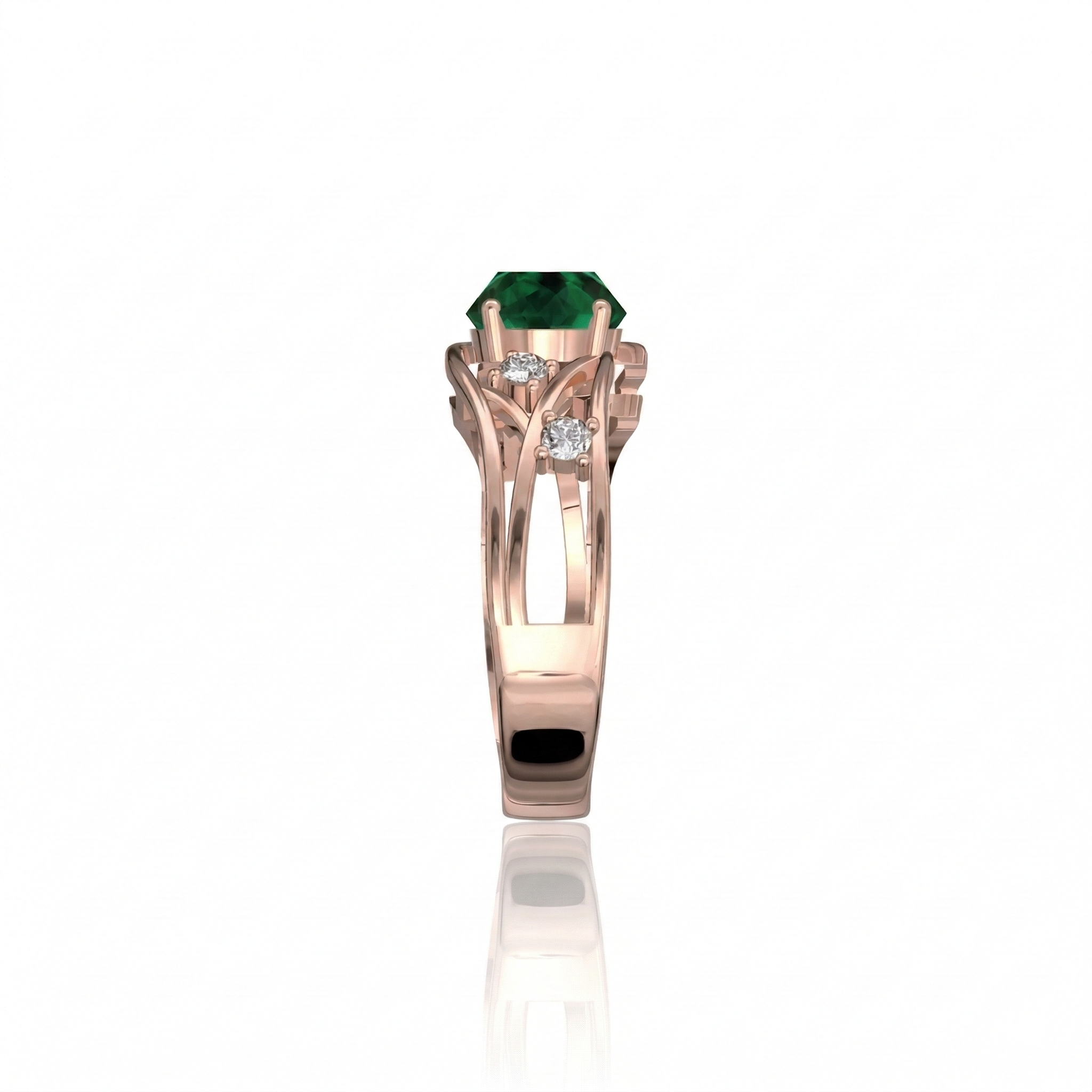 Bague en or rouge 18 carats 