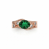 Bague en or rouge 18 carats 