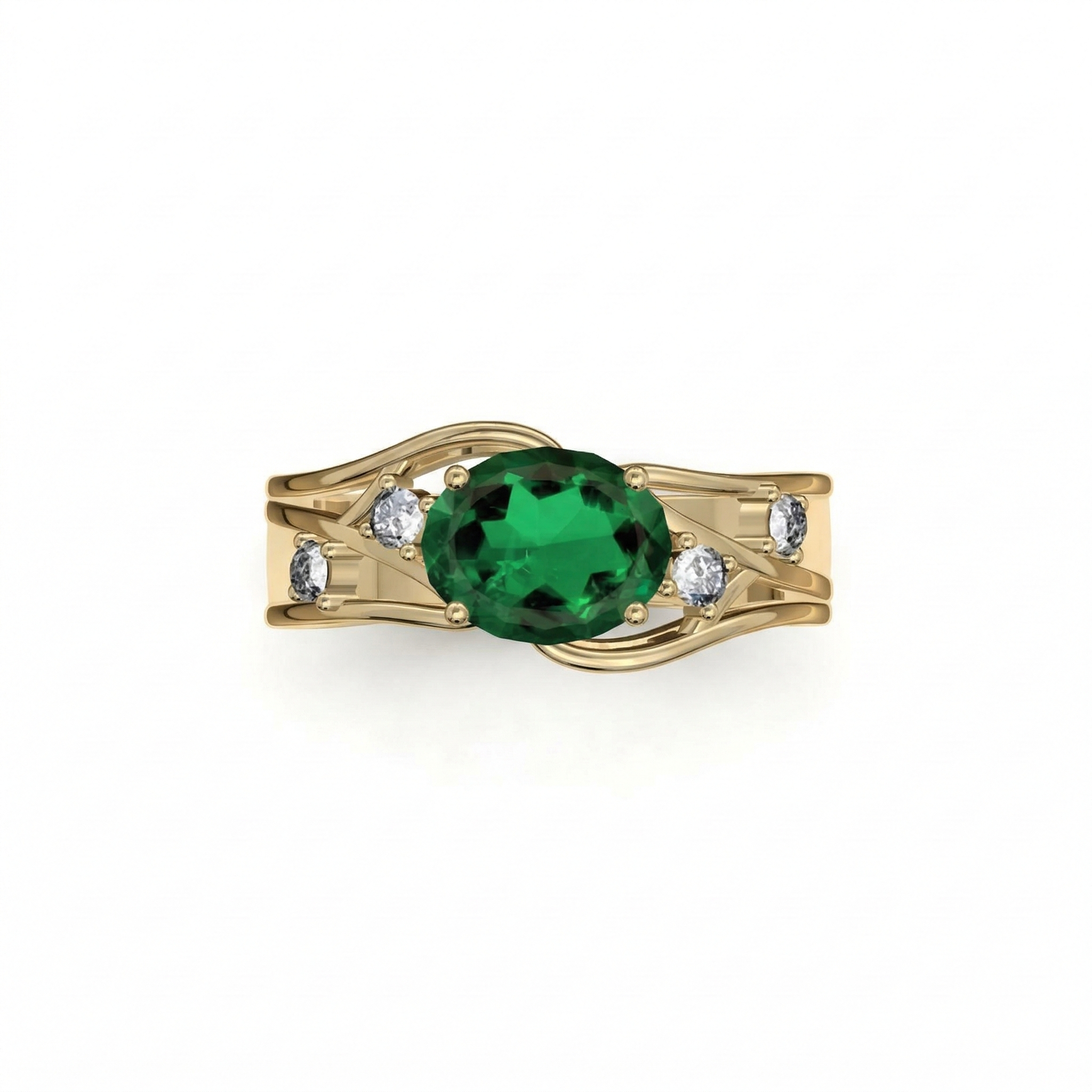 Bague en or jaune 18 carats