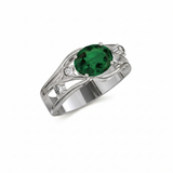 Bague en or blanc 18 carats 