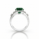Bague en or blanc 18 carats 