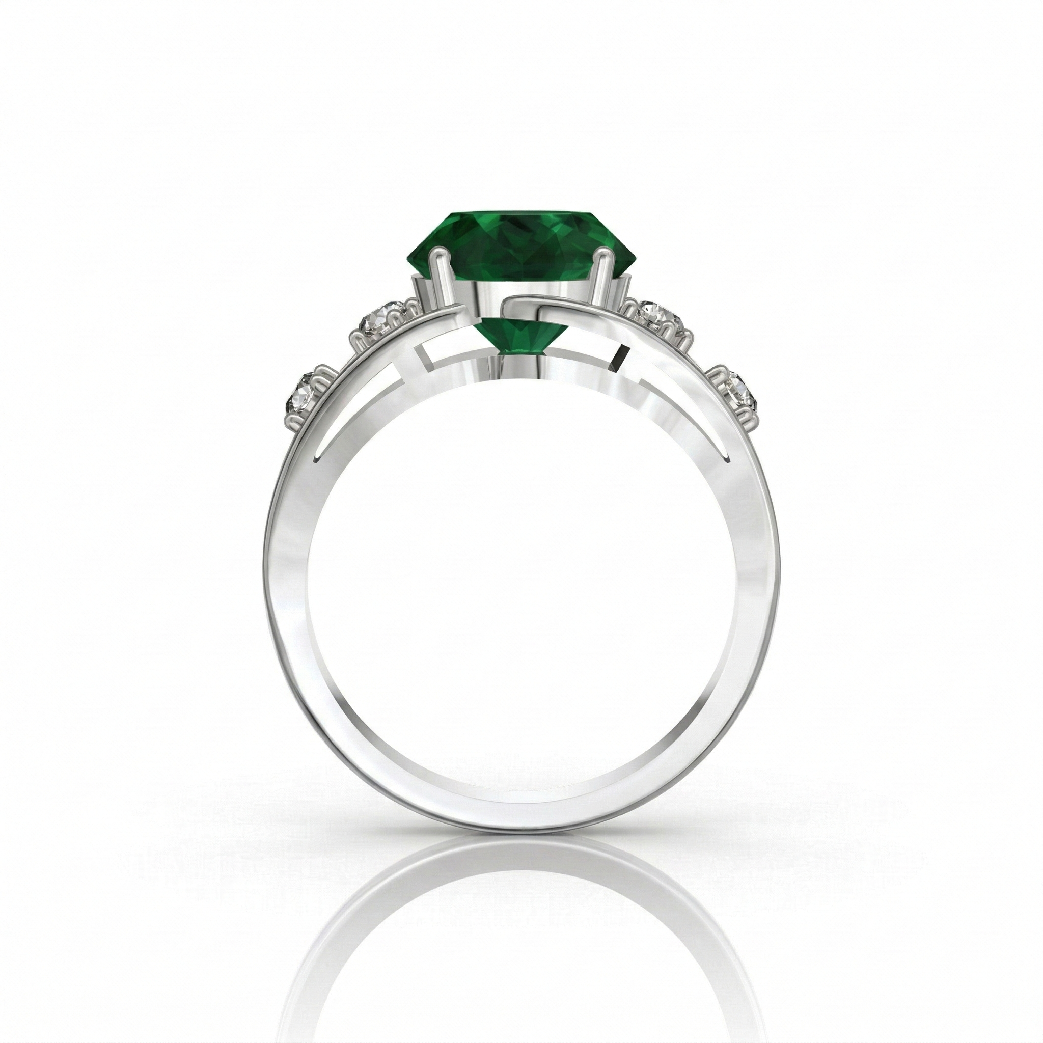 Bague en or blanc 18 carats 