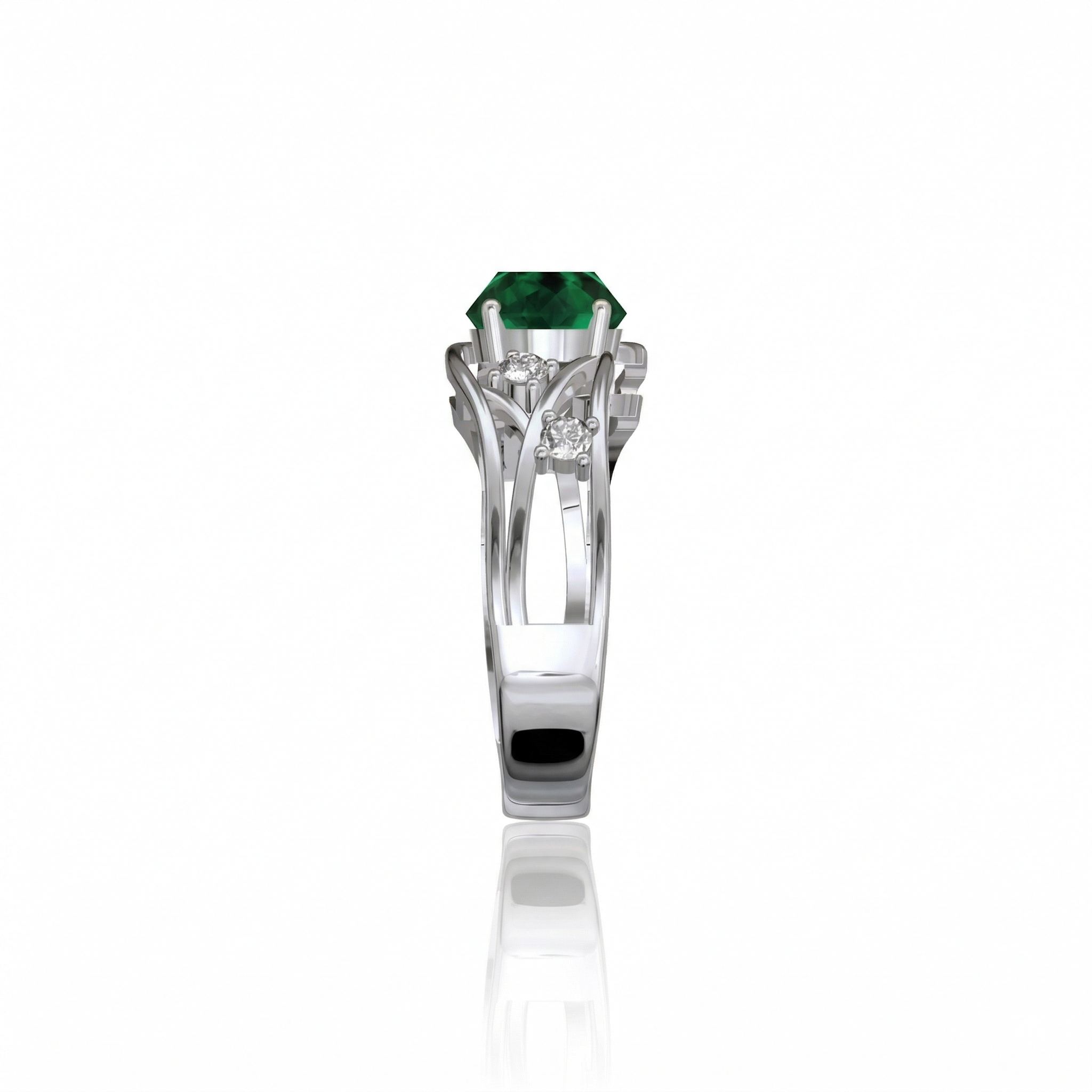 Bague en or blanc 18 carats 