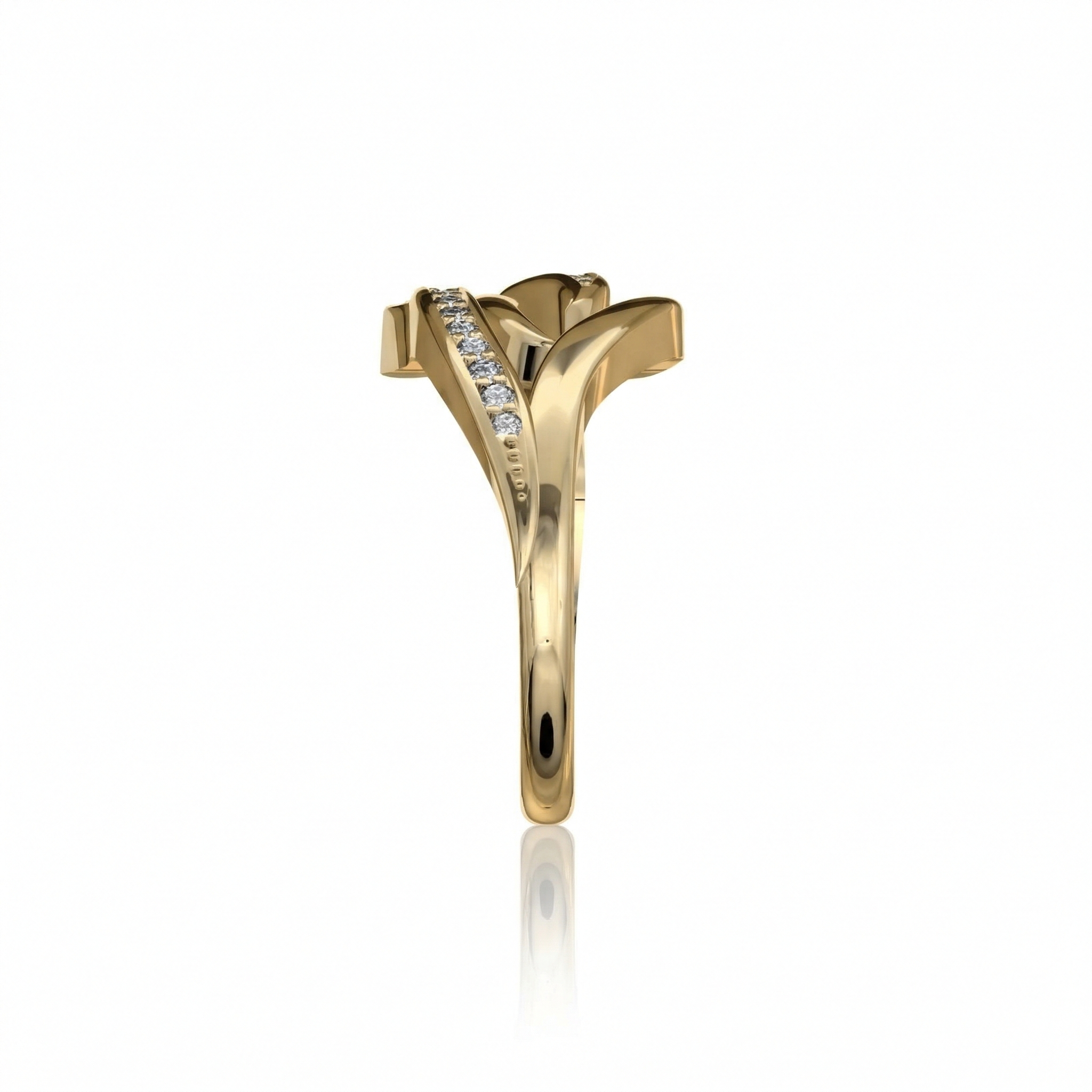 Bague en or jaune 18 carats 