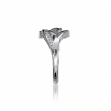 Bague en or blanc 18 carats 