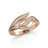 Bague en or rouge 18 carats