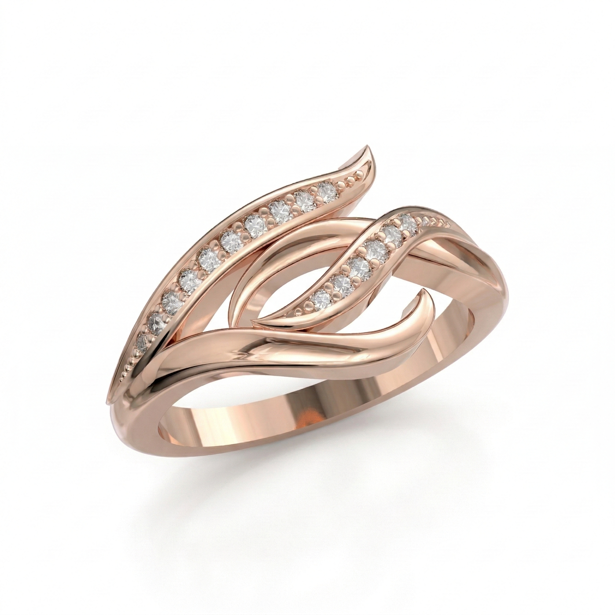 Bague en or rouge 18 carats