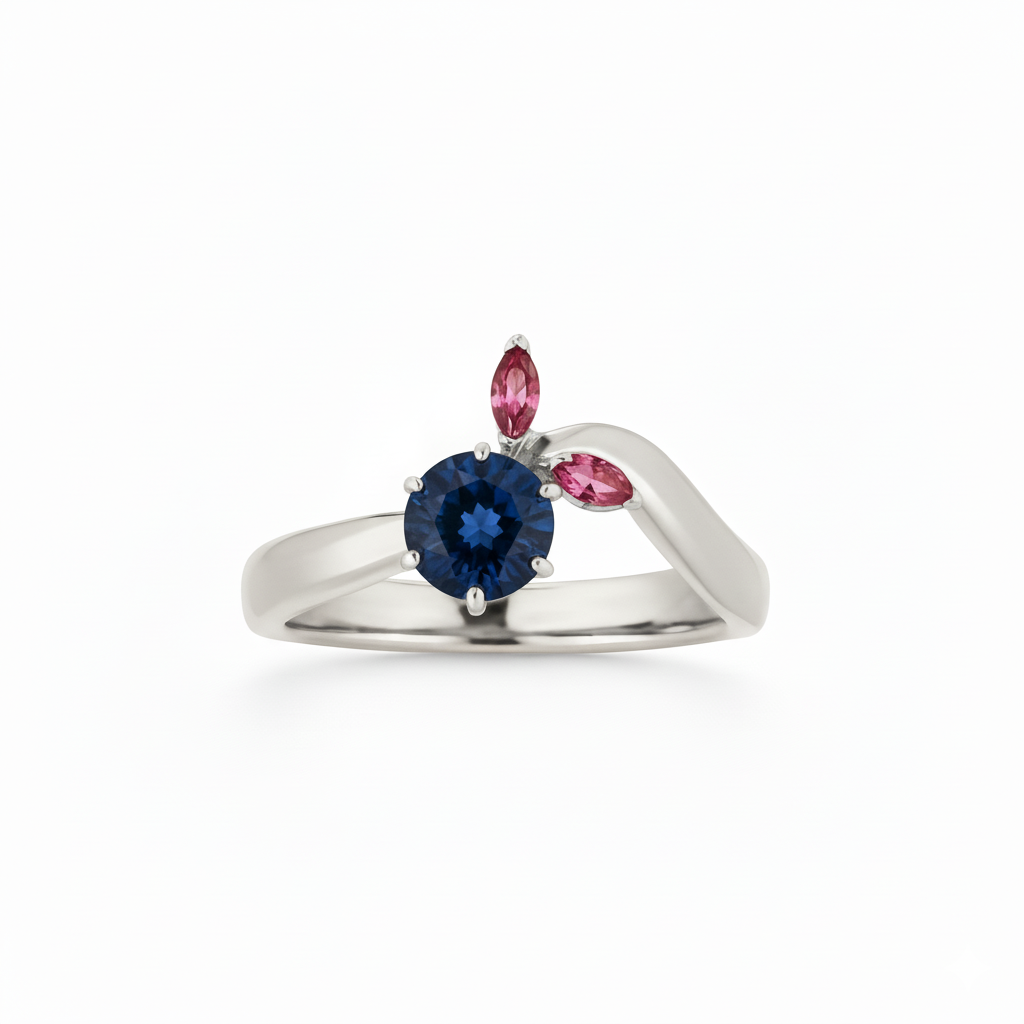 Bague en or blanc 18 carats