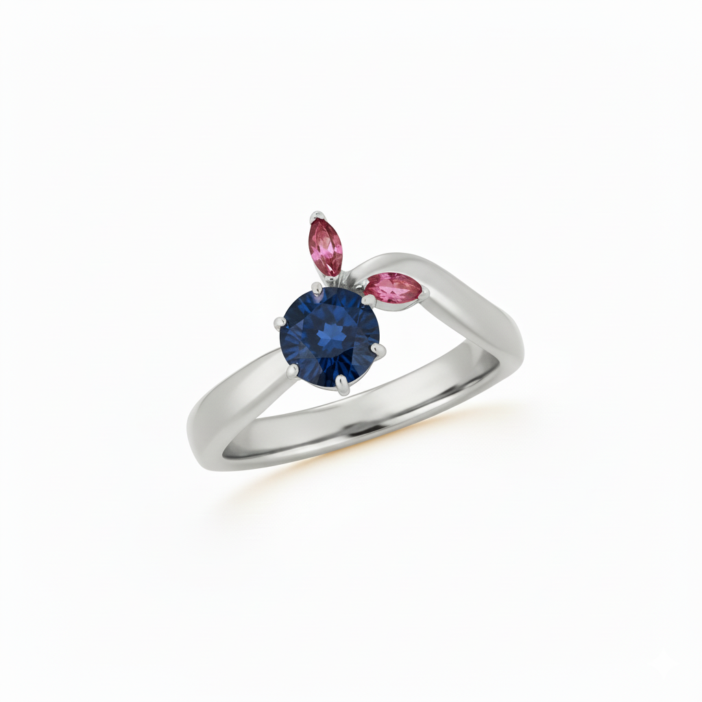 Bague en or blanc 18 carats