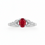 Bague en or blanc 18 carats