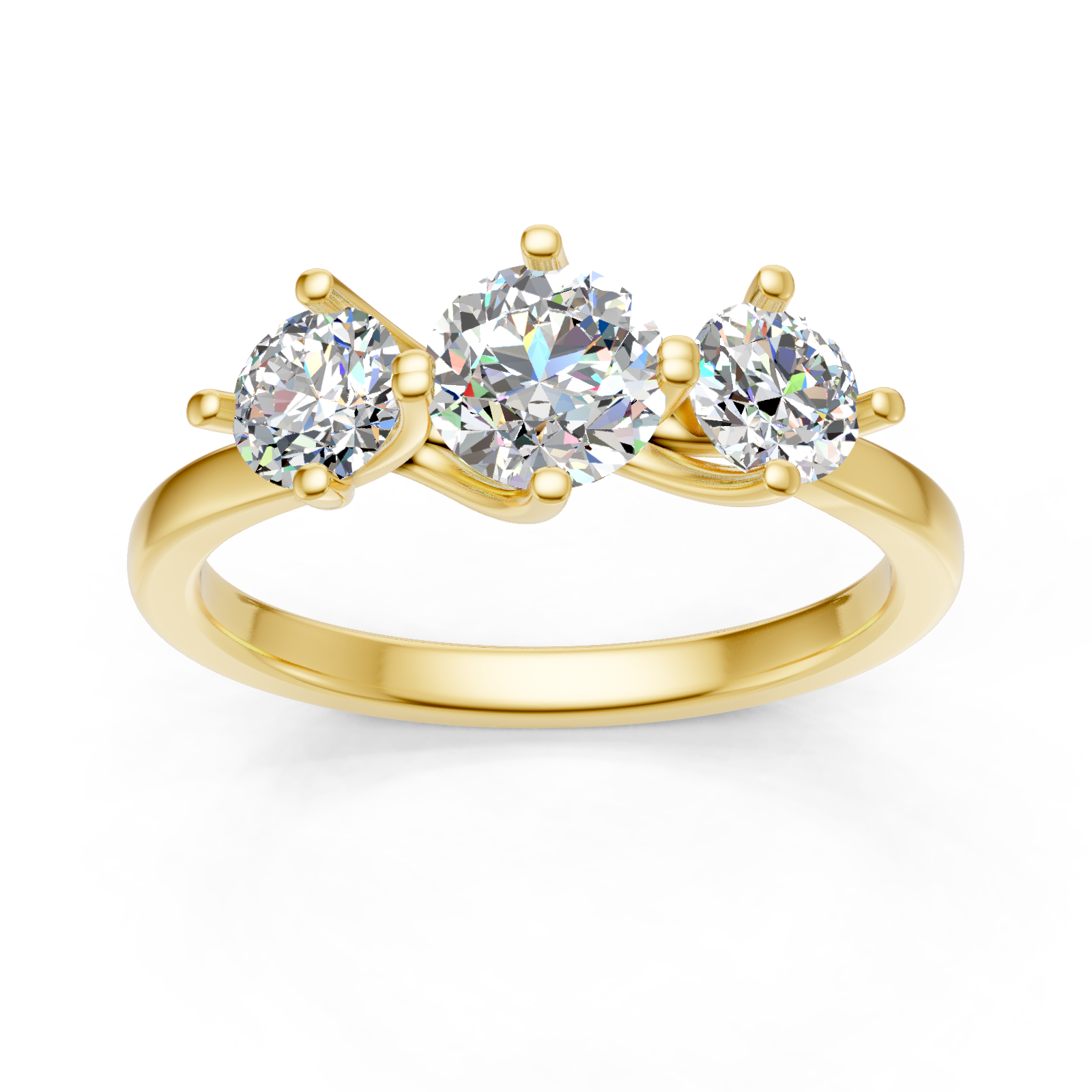 Bague en or jaune 18 carats