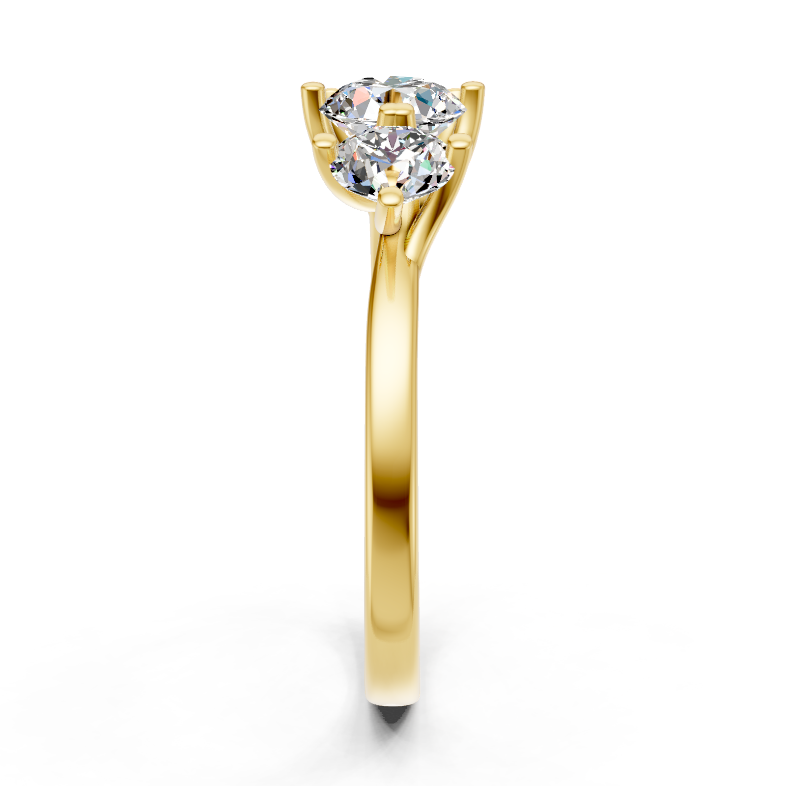 Bague en or jaune 18 carats