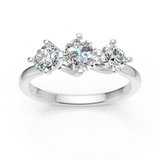 Bague en or blanc 18 carats