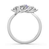 Bague en or blanc 18 carats