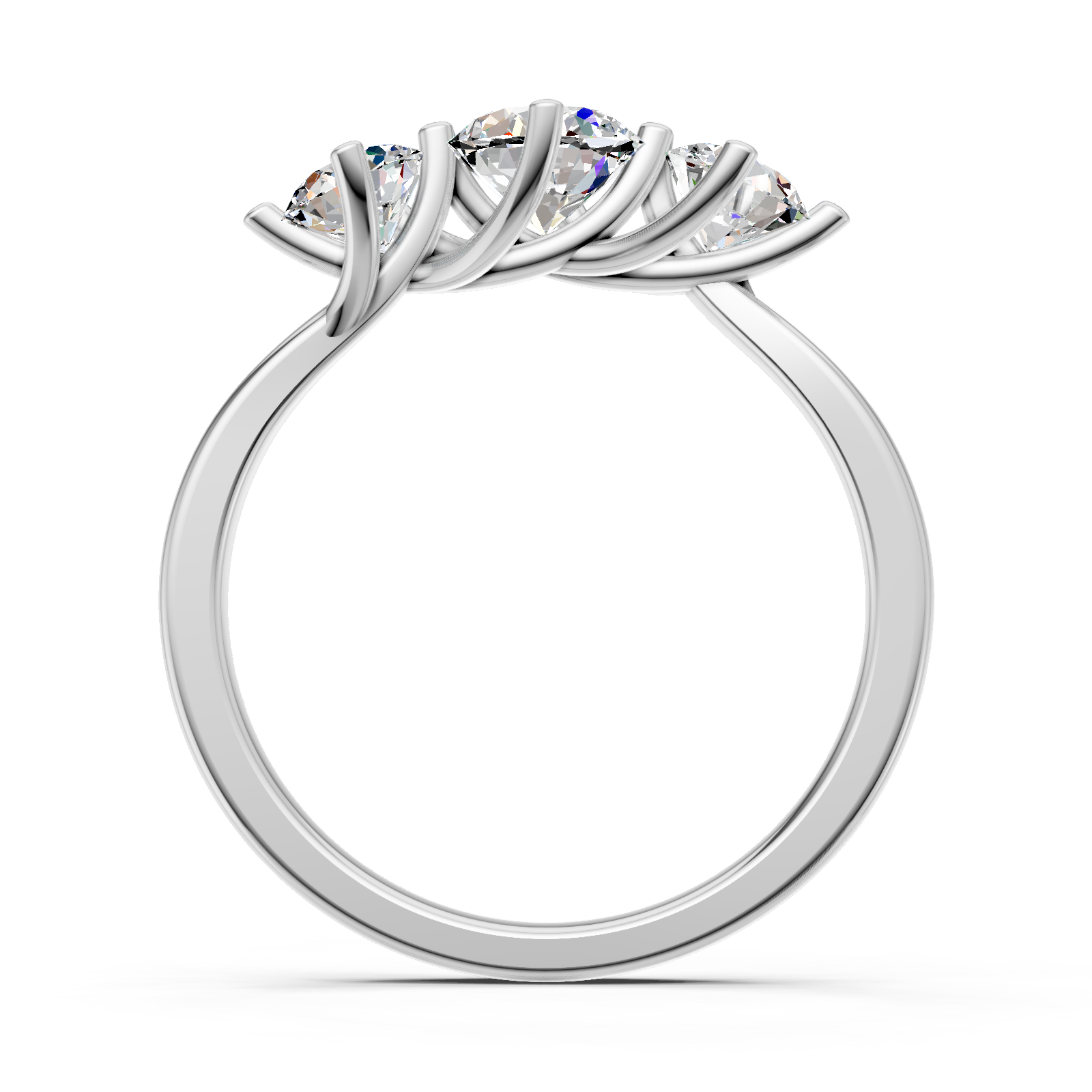 Bague en or blanc 18 carats