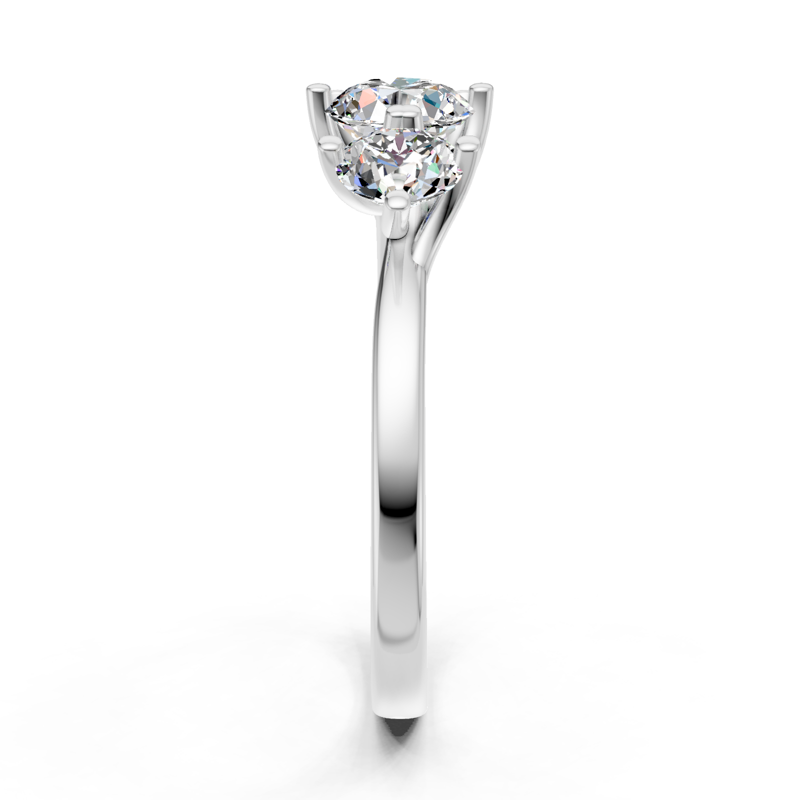 Bague en or blanc 18 carats 