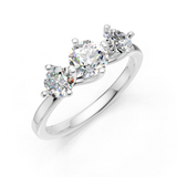 Bague en or blanc 18 carats