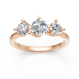 Bague en or rouge 18 carats