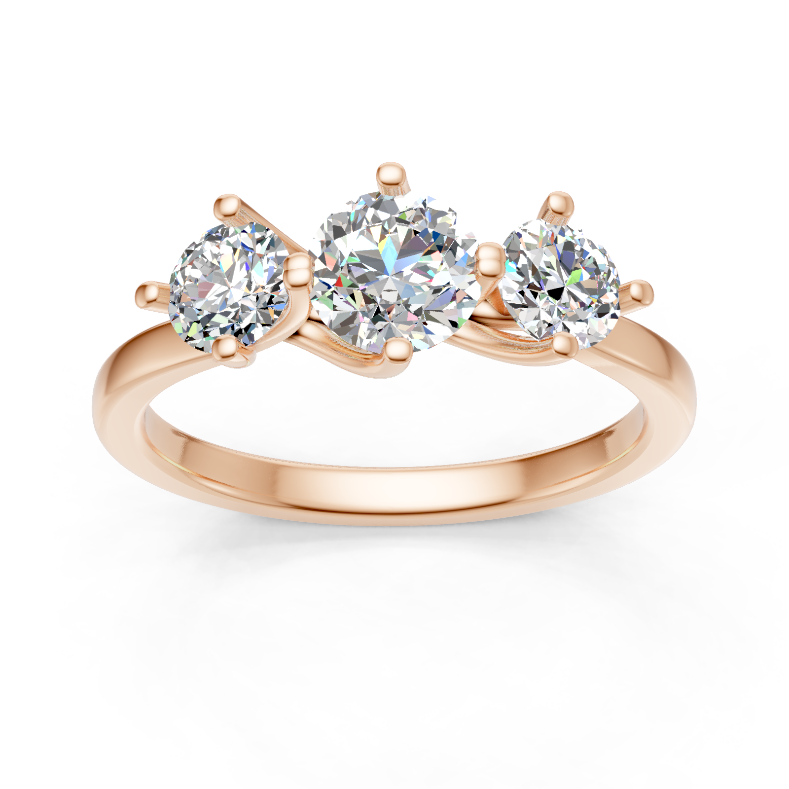 Bague en or rouge 18 carats
