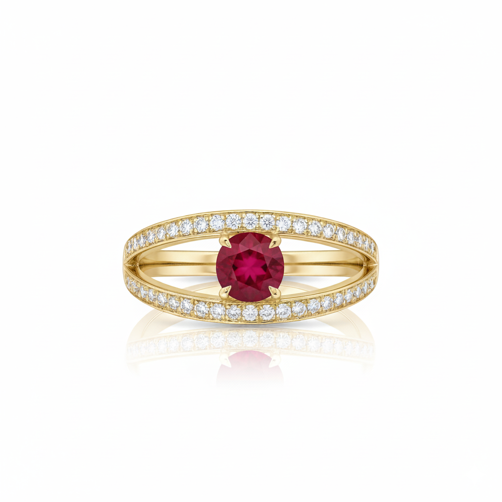 Bague en or jaune 18 carats
