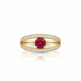 Bague en or jaune 18 carats