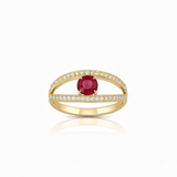 Bague en or jaune 18 carats