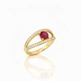 Bague en or jaune 18 carats