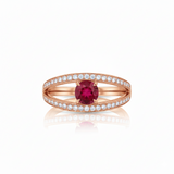Bague en or rouge 18 carats