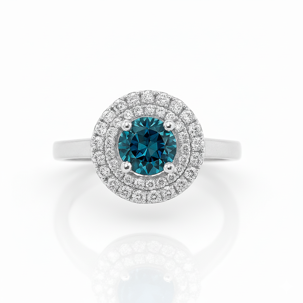 Bague en or blanc 18 carats