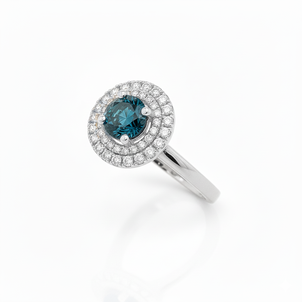 Bague en or blanc 18 carats