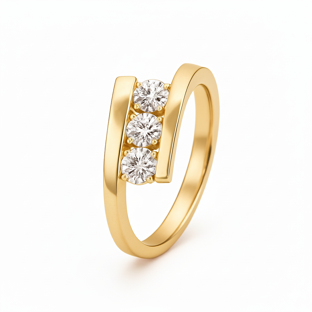 Bague en or jaune 18 carats