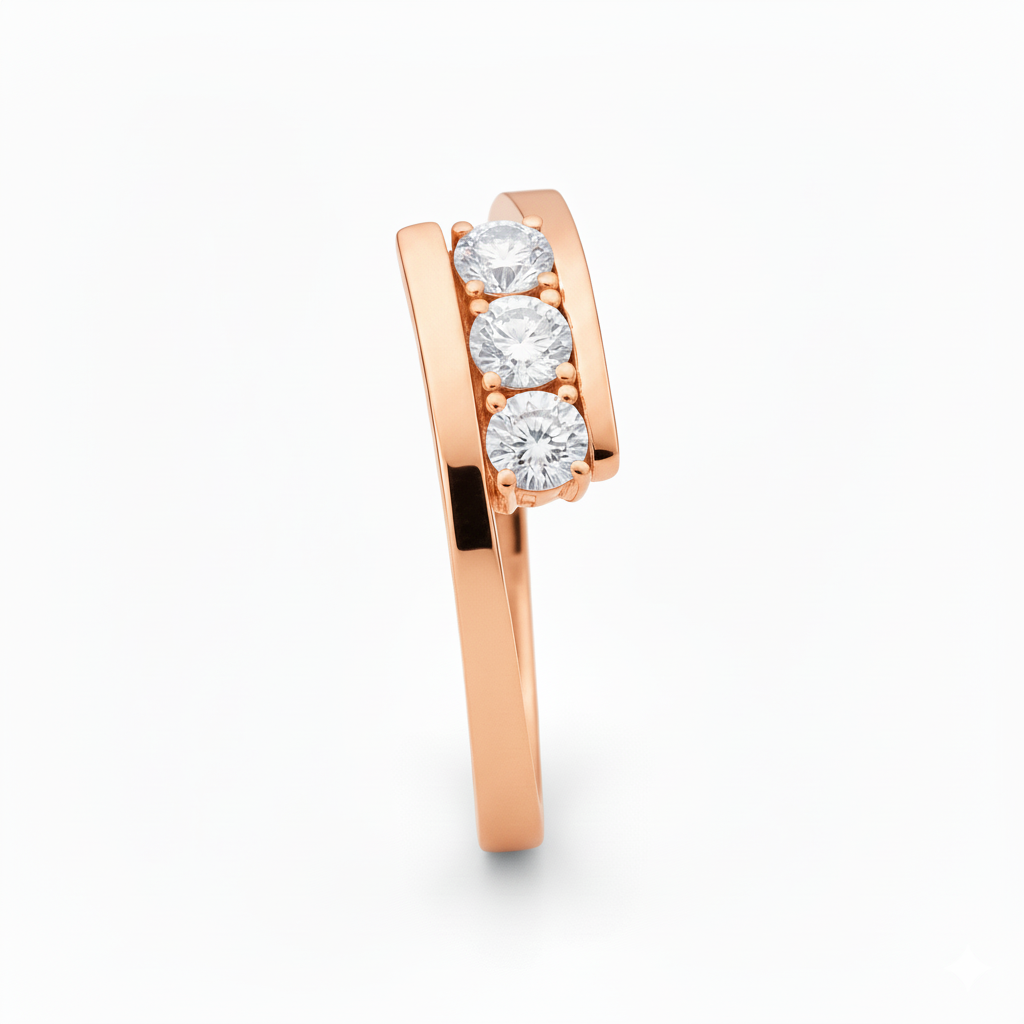 Bague en or rouge 18 carats