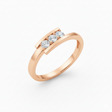 Bague en or rouge 18 carats