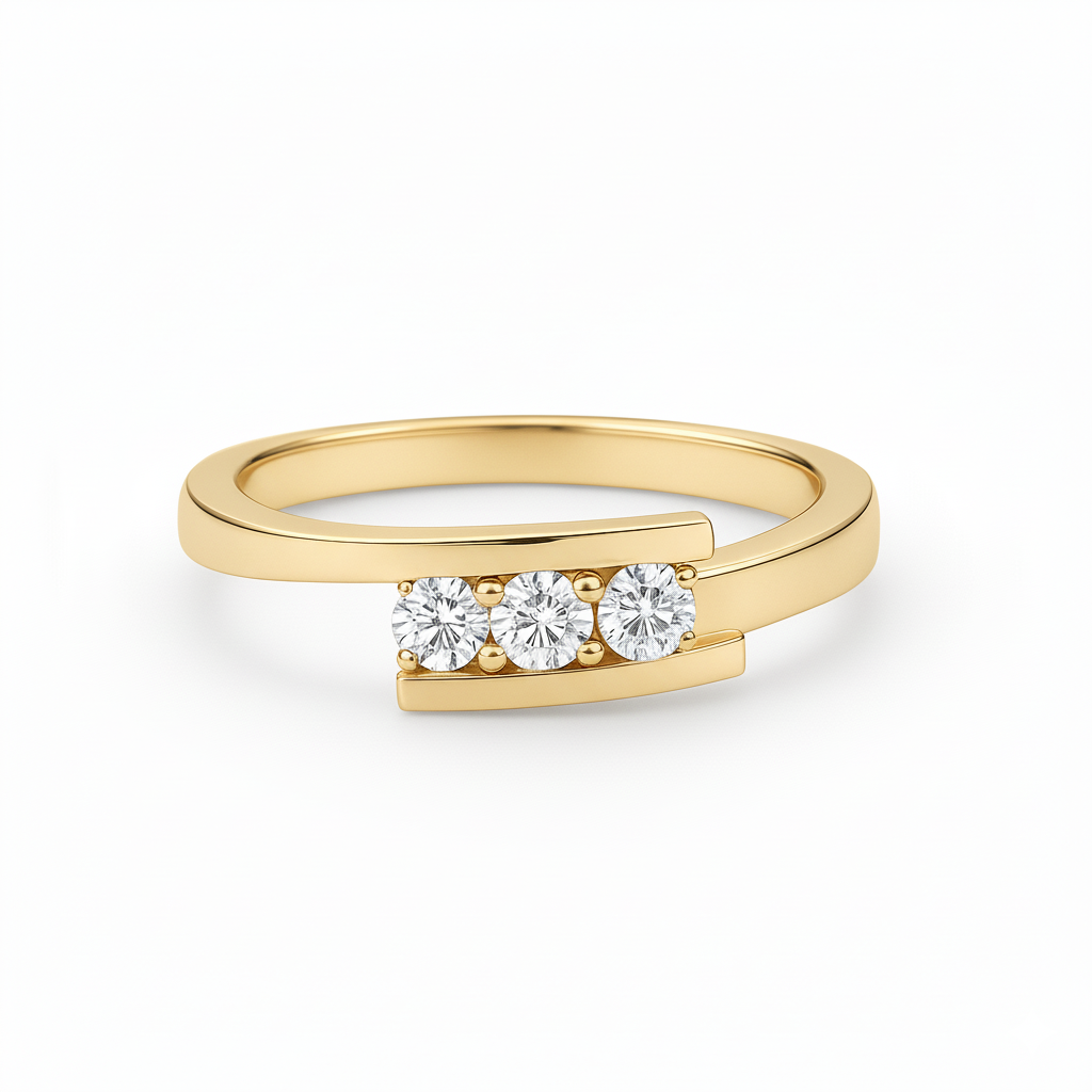 Bague en or jaune 18 carats