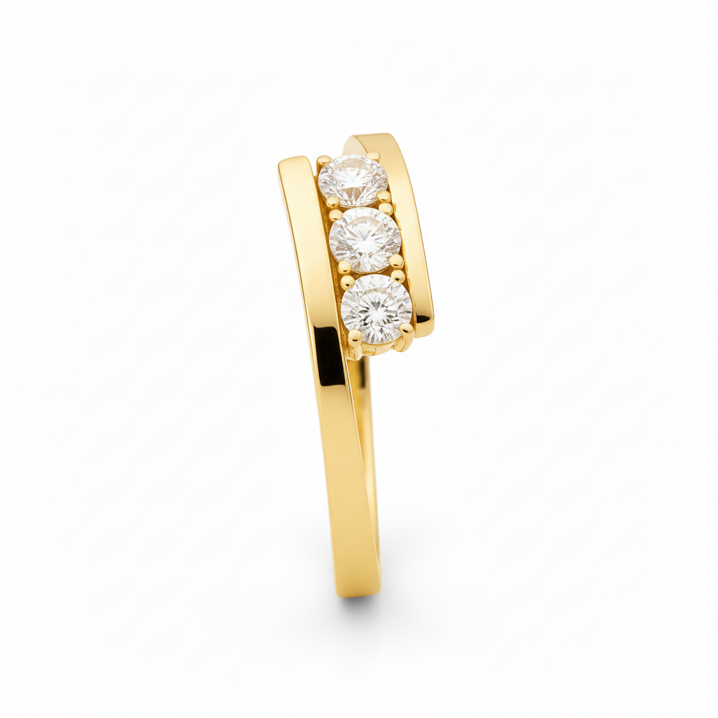 Bague en or jaune 18 carats