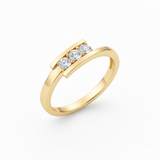 Bague en or jaune 18 carats
