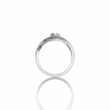 Bague en or blanc 18 carats