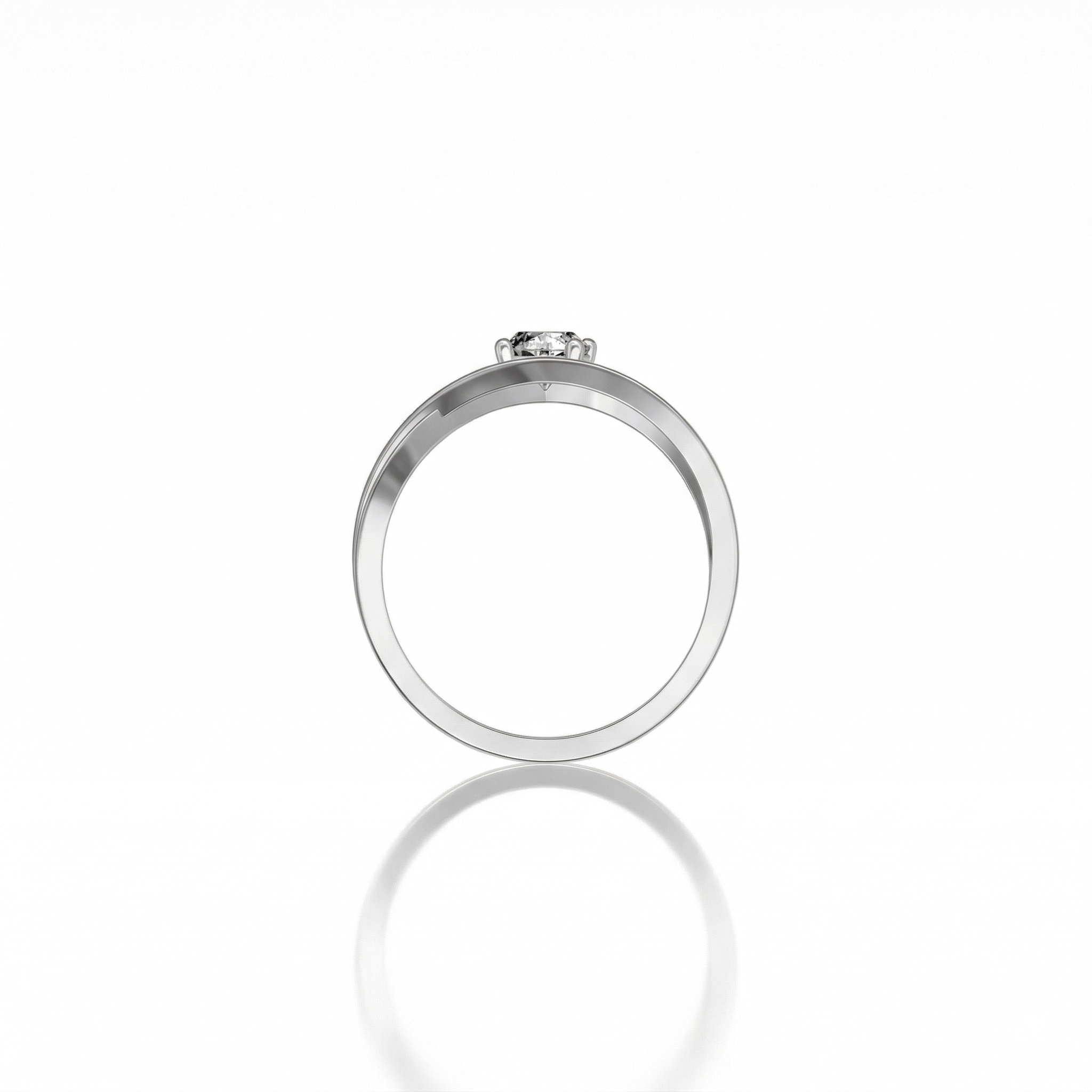 Bague en or blanc 18 carats