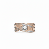 Bague en or rouge 18 carats 