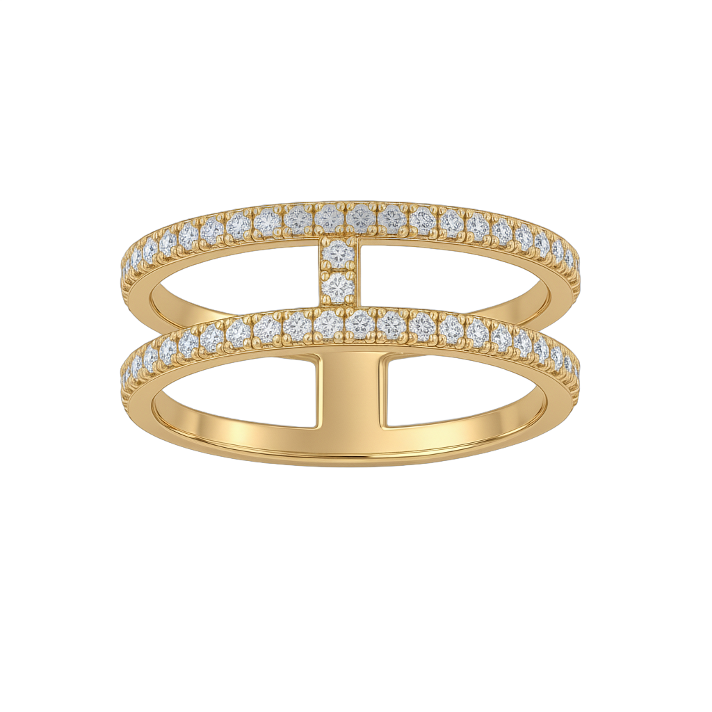 Bague en or jaune 18 carats
