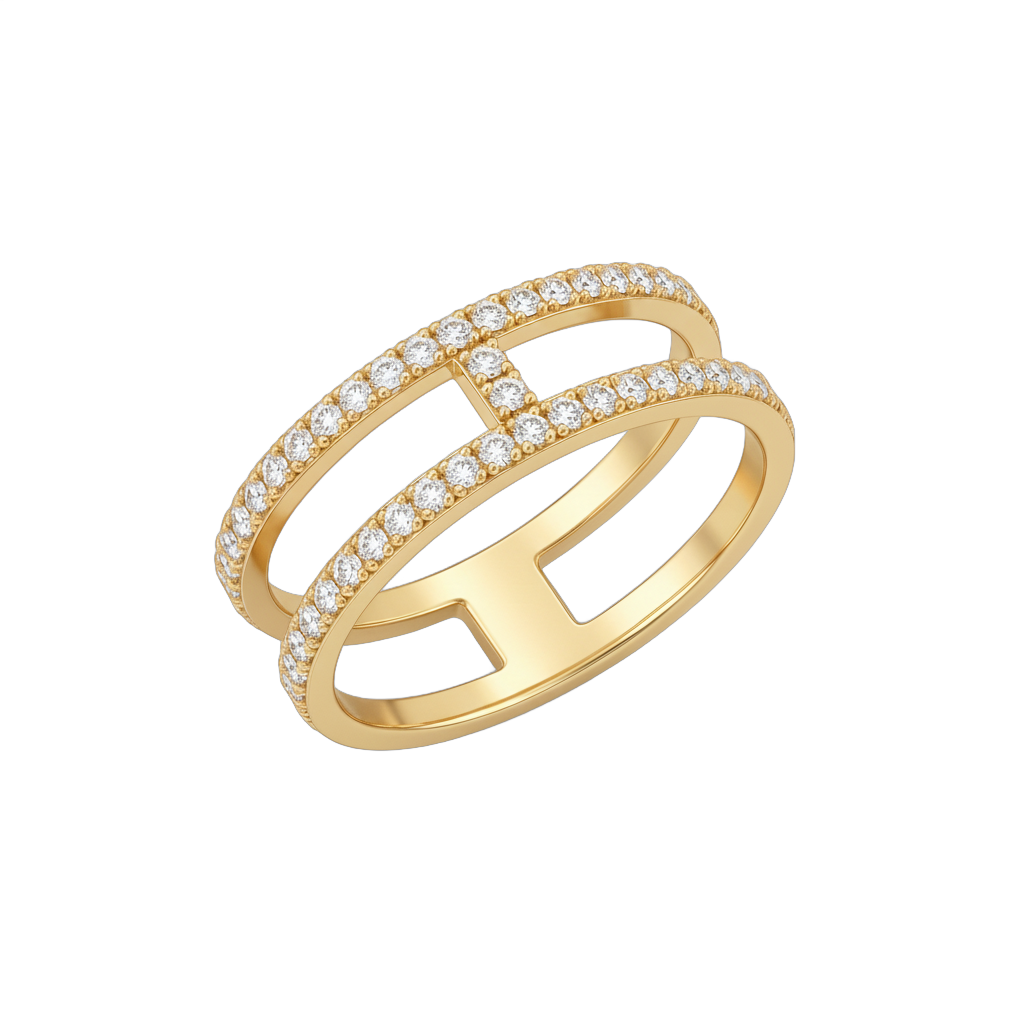Bague en or jaune 18 carats