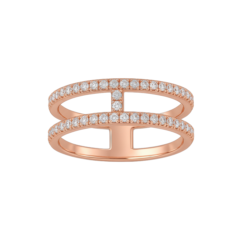 Bague en or rouge 18 carats