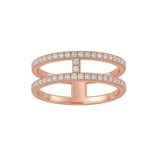 Bague en or rouge 18 carats
